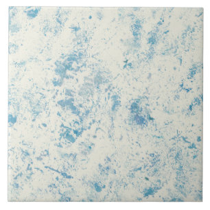 Abstracte Blauwe Aquarel Textuur Tegeltje
