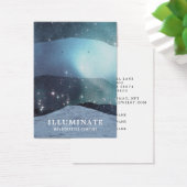 Abstracte blauwe bergen die Kaarten voor beeldsche Visitekaartje (Bureau)