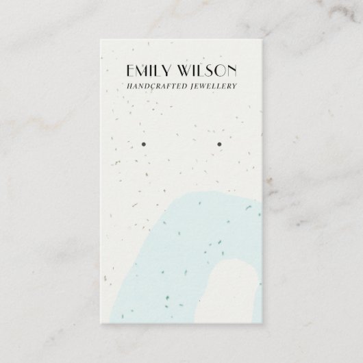 ABSTRACTE BLAUWE BLAUWE BLAUWE BLAUWBEELDSCHERM VA VISITEKAARTJE (Voorkant)