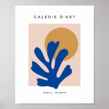 Abstracte Blauwe Blauwe Moderne Vormen knippen Uit