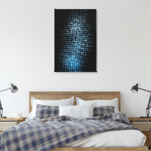 Abstracte blauwe blokjes