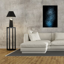 Abstracte blauwe blokjes