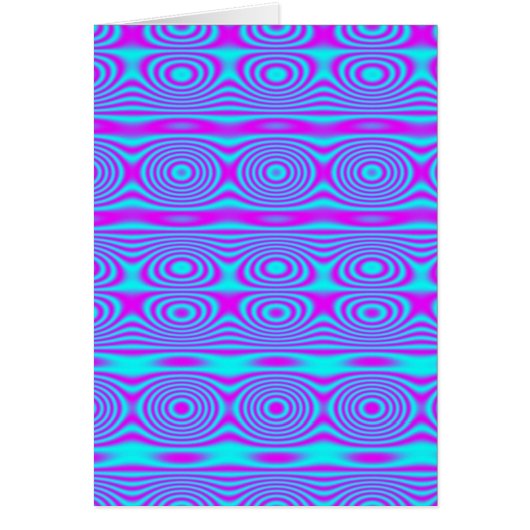Abstracte blauwe cirkels (Voorkant)