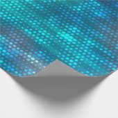 Abstracte blauwe creatieve achtergrond cadeaupapier (Hoek)
