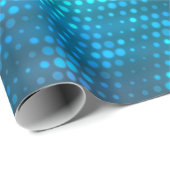 Abstracte blauwe creatieve achtergrond cadeaupapier (Rol Hoek)
