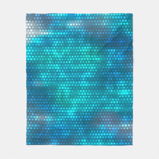 Abstracte blauwe creatieve achtergrond fleece deken (Voorkant)