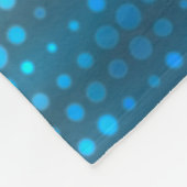 Abstracte blauwe creatieve achtergrond fleece deken (Hoek)