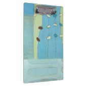 Abstracte blauwe eierparade klembord (Rechts)