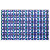 Abstracte Blauwe en Groene Golven Stof (Yard (91,4 cm))