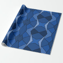 Abstracte blauwe geometrische vormen