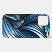Abstracte blauwe golf Case-Mate iPhone case (Achterkant (horizontaal))