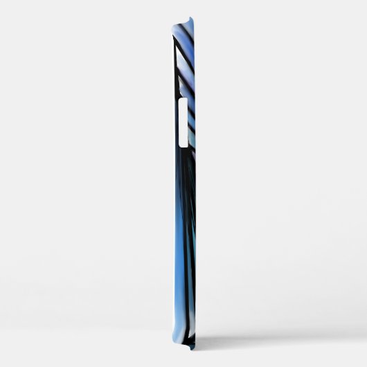 Abstracte blauwe golf Case-Mate iPhone case (Achterkant / Rechts)