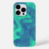Abstracte blauwe groene diffusie Case-Mate iPhone case (Achterkant)