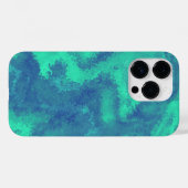 Abstracte blauwe groene diffusie Case-Mate iPhone case (Achterkant (horizontaal))