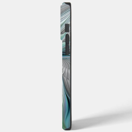 Abstracte blauwe groene vlinder Fantasy Fractal Ar Case-Mate iPhone Case (Achterkant / Links)