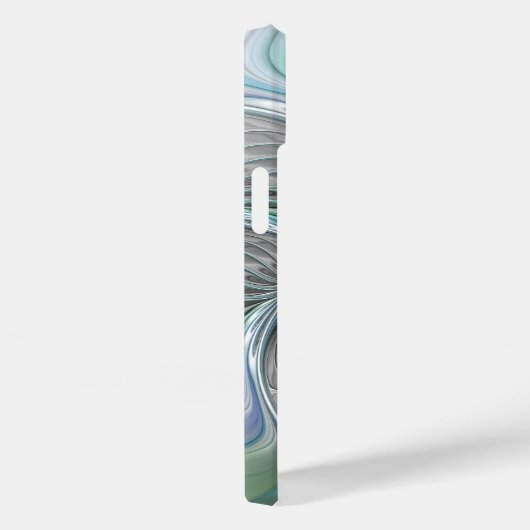 Abstracte blauwe groene vlinder Fantasy Fractal Ar Case-Mate iPhone Case (Achterkant / Rechts)