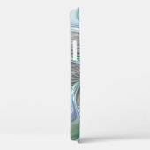 Abstracte blauwe groene vlinder Fantasy Fractal Ar Case-Mate iPhone Case (Achterkant / Rechts)