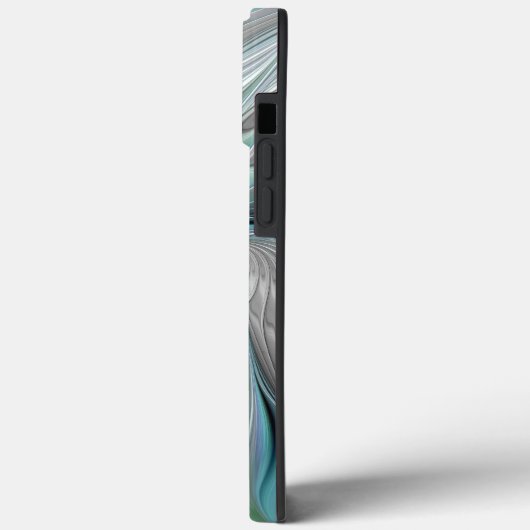 Abstracte blauwe groene vlinder Fantasy Fractal Ar Case-Mate iPhone Case (Achterkant / Links)