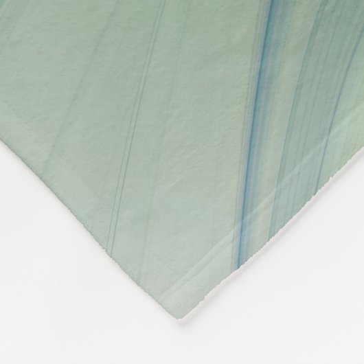 Abstracte blauwe groene vlinder Fantasy Fractal Ar Fleece Deken (Hoek)