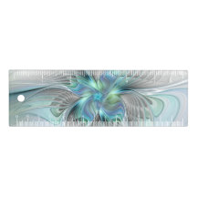 Abstracte blauwe groene vlinder Fantasy Fractal Ar