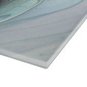 Abstracte blauwe groene vlinder Fantasy Fractal Ar Snijplank (Hoek)