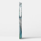 Abstracte Blauwe Groene Vlinder Fantasy Fractale K Case-Mate iPhone Case (Achterkant / Links)