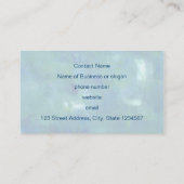 Abstracte blauwe groene zinking. visitekaartje (Achterkant)