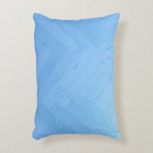 Abstracte Blauwe Houten Vloerplaat | Accent Kussen (Voorkant(Verticaal))