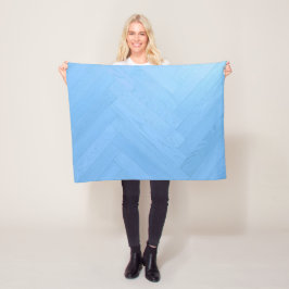 Abstracte Blauwe Houten Vloerplaat | Fleece Deken