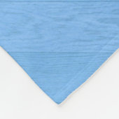 Abstracte Blauwe Houten Vloerplaat | Fleece Deken (Hoek)