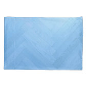 Abstracte Blauwe Houten Vloerplaat | Kussensloop (Achterkant-Links)