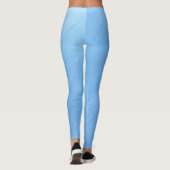 Abstracte Blauwe Houten Vloerplaat | Leggings (Achterkant)