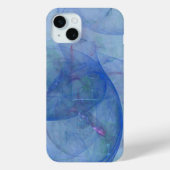 abstracte blauwe kunst Case-Mate iPhone case (Achterkant)