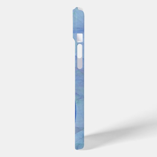 abstracte blauwe kunst Case-Mate iPhone case (Achterkant / Links)