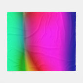 abstracte blauwe lichtachtergrond, kleurrijk patro fleece deken (Voorkant (Horizontaal))