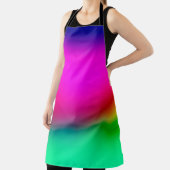 abstracte blauwe lichtachtergrond, kleurrijk patro schort (Insitu)