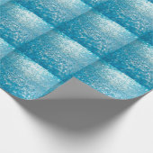 Abstracte blauwe lichten, artistieke achtergrond. cadeaupapier (Hoek)