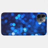 Abstracte blauwe lichtstippen Case-Mate iPhone case (Achterkant (horizontaal))