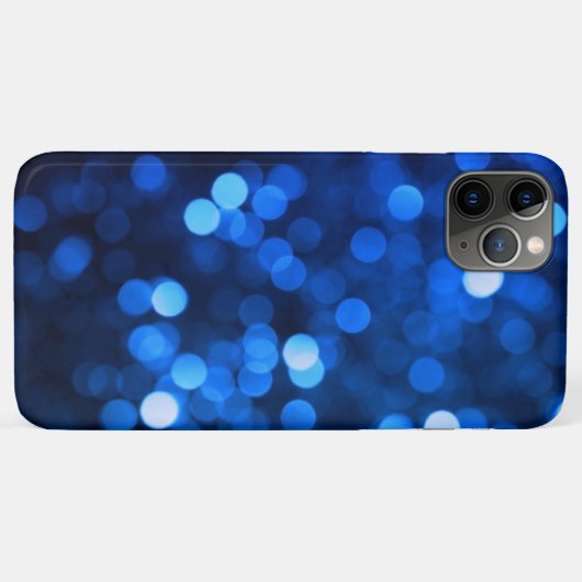 Abstracte blauwe lichtstippen Case-Mate iPhone case (Achterkant (horizontaal))