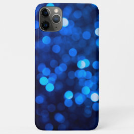 Abstracte blauwe lichtstippen Case-Mate iPhone case