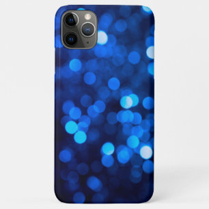 Abstracte blauwe lichtstippen Case-Mate iPhone case