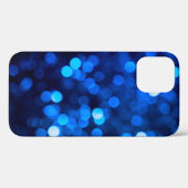 Abstracte blauwe lichtstippen Case-Mate iPhone case (Achterkant (horizontaal))