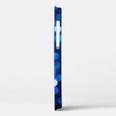 Abstracte blauwe lichtstippen Case-Mate iPhone case (Achterkant / Links)
