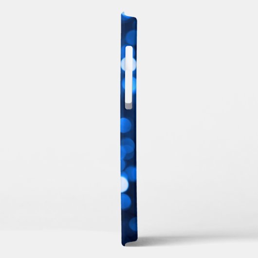 Abstracte blauwe lichtstippen Case-Mate iPhone case (Achterkant / Links)