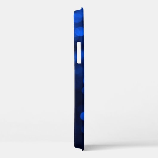 Abstracte blauwe lichtstippen Case-Mate iPhone case (Achterkant / Rechts)