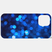 Abstracte blauwe lichtstippen Case-Mate iPhone case (Achterkant / Rechts)