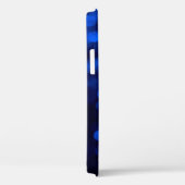 Abstracte blauwe lichtstippen Case-Mate iPhone case (Achterkant / Rechts)