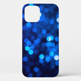Abstracte blauwe lichtstippen Case-Mate iPhone case