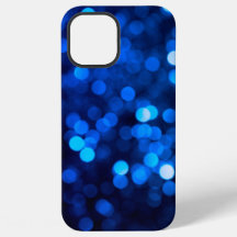 Abstracte blauwe lichtstippen