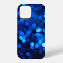 Abstracte blauwe lichtstippen